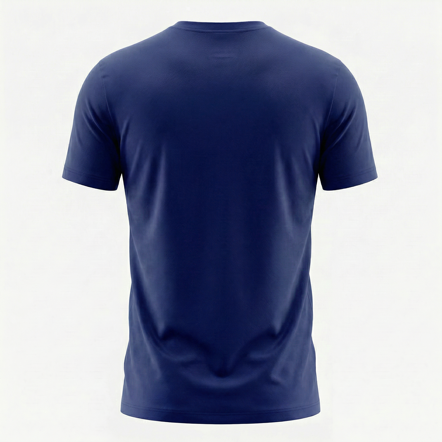 Camiseta Deportiva Básica Azul Oscuro Para Hombre Ref. CAM45