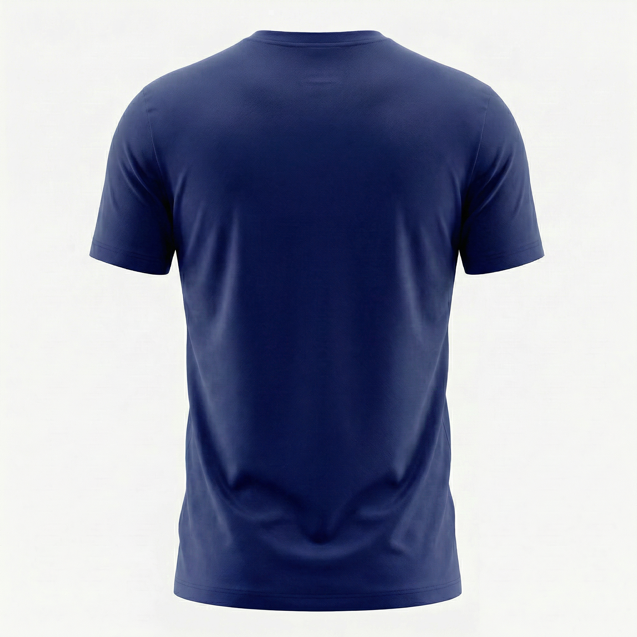 Camiseta Deportiva Básica Azul Oscuro Para Hombre Ref. CAM45