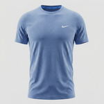 Camiseta Deportiva Básica Azul Claro Para Hombre Ref. CAM45