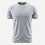 Camiseta Deportiva Básica Gris Claro Para Hombre Ref. CAM45