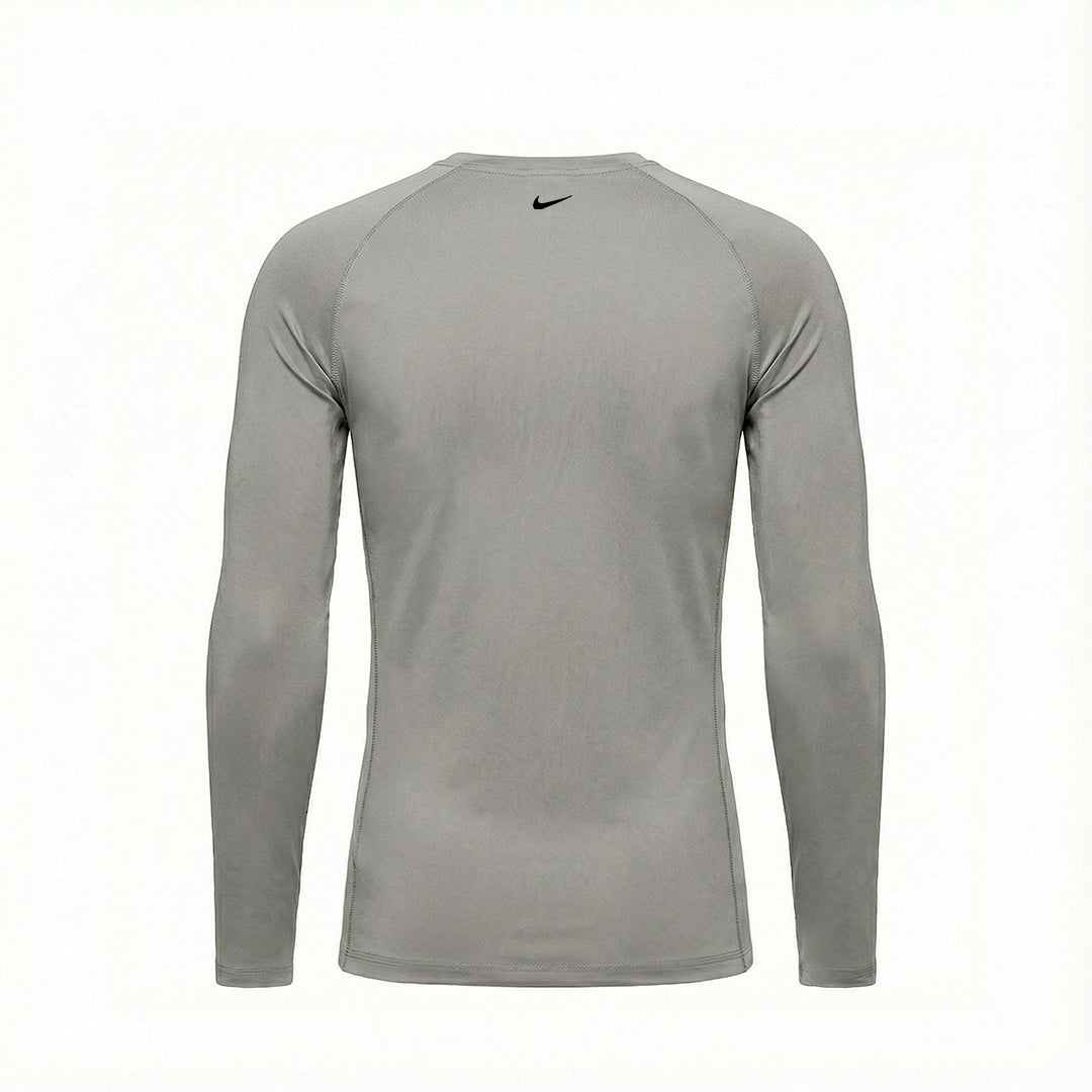 Camiseta Manga Larga Deportiva Gris Para Hombre Ref. CAMBU01