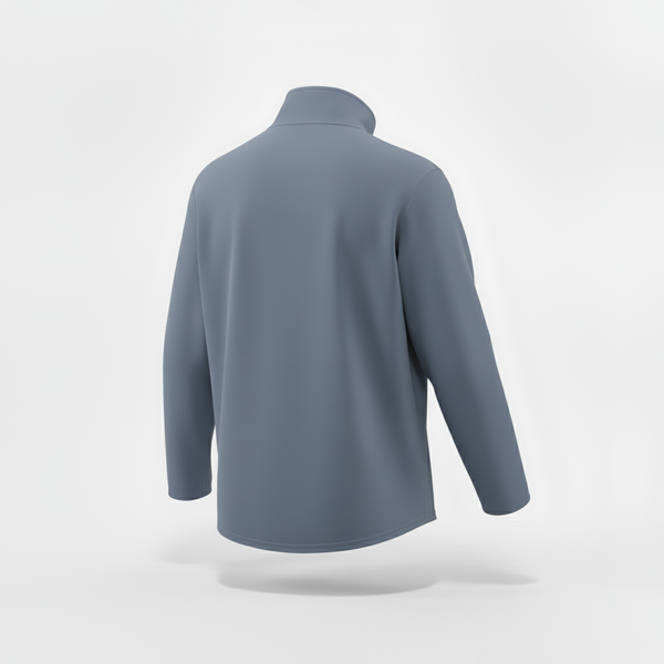 Camiseta Manga Larga Deportiva Gris Oscuro Para Hombre Ref. CML02