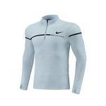 Camiseta Manga Larga Deportiva Azul Para Hombre Ref. CML01