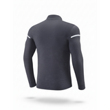 Camiseta Manga Larga Deportiva Gris Oscuro Para Hombre Ref. CML01