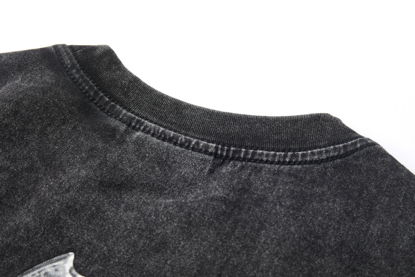 Camiseta 881202 Oversize Negra Pickling Para Hombre