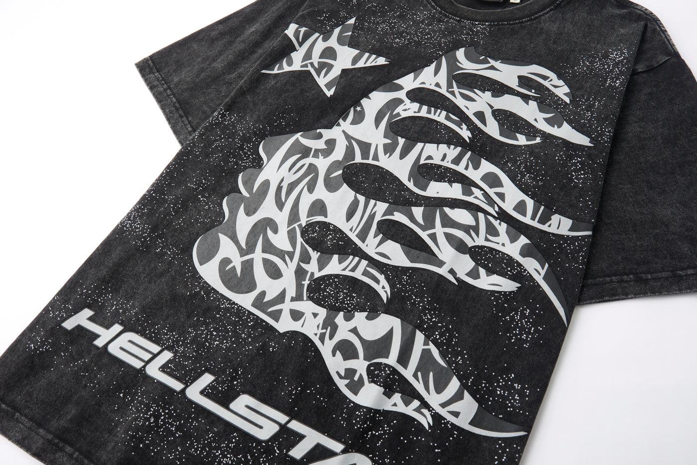 Camiseta 881203 Oversize Negra Pickling Para Hombre