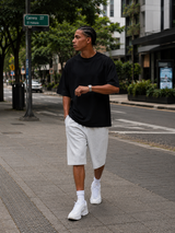 Camiseta 788344 Oversize Negro para hombre