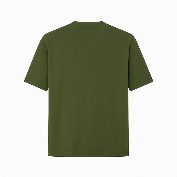 Camiseta 88754 Oversize Verde Oscuro Para Hombre
