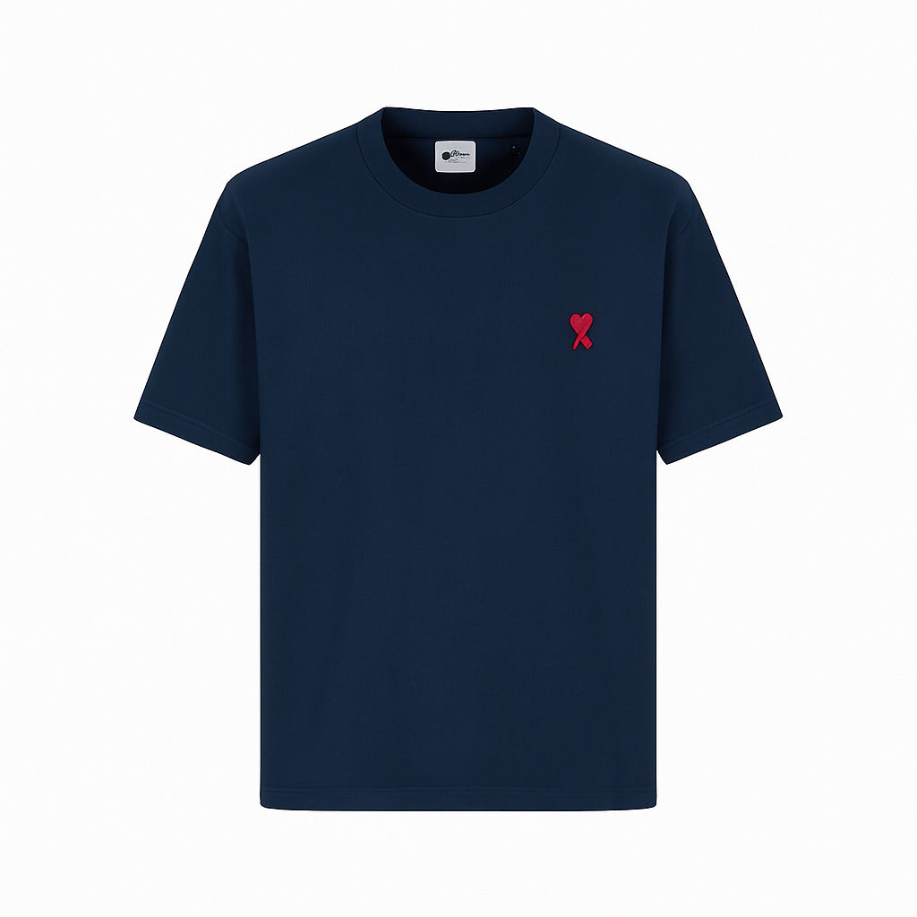 Camiseta 88754 Oversize Azul Oscuro Para Hombre