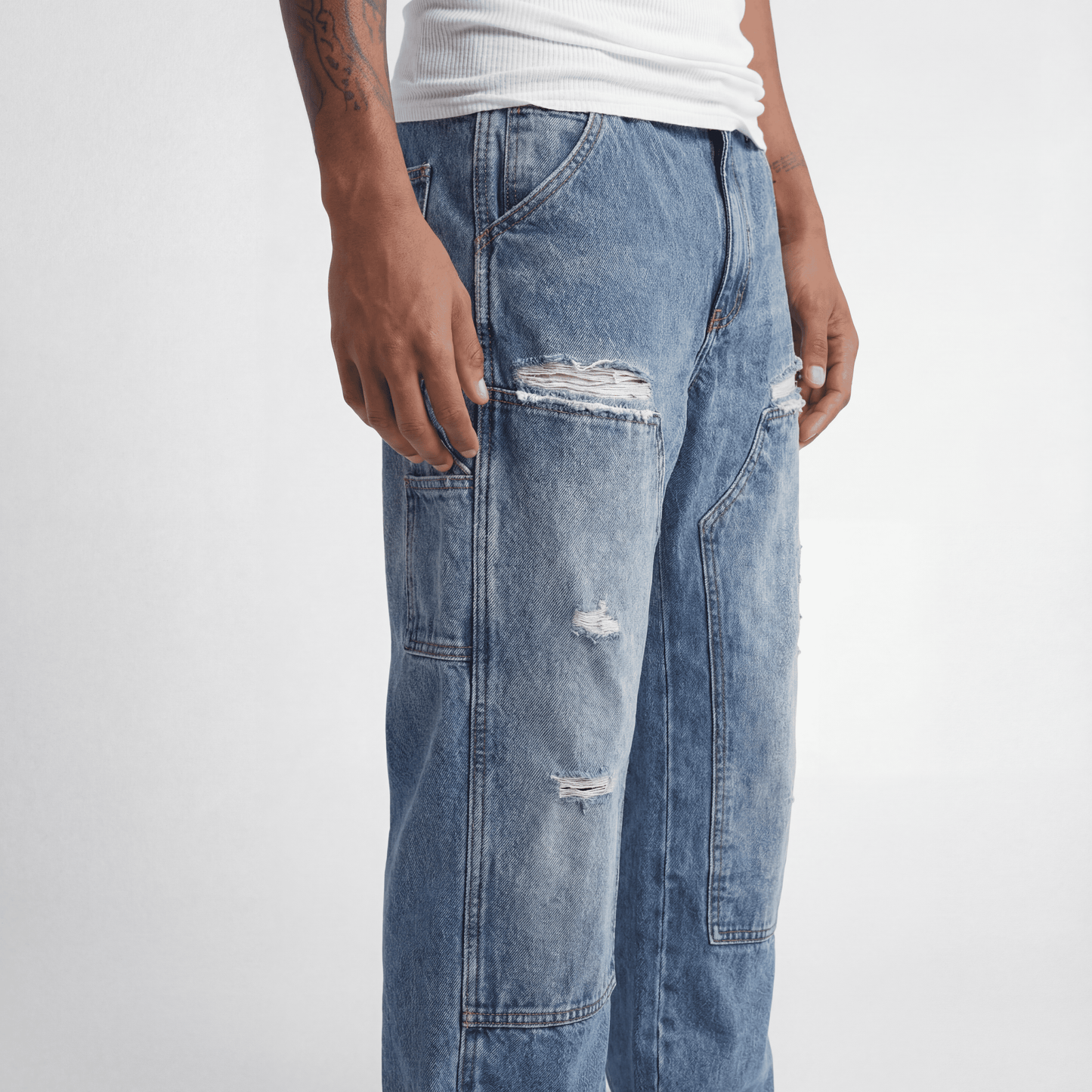 Jean GD D045 Azul Para Hombre