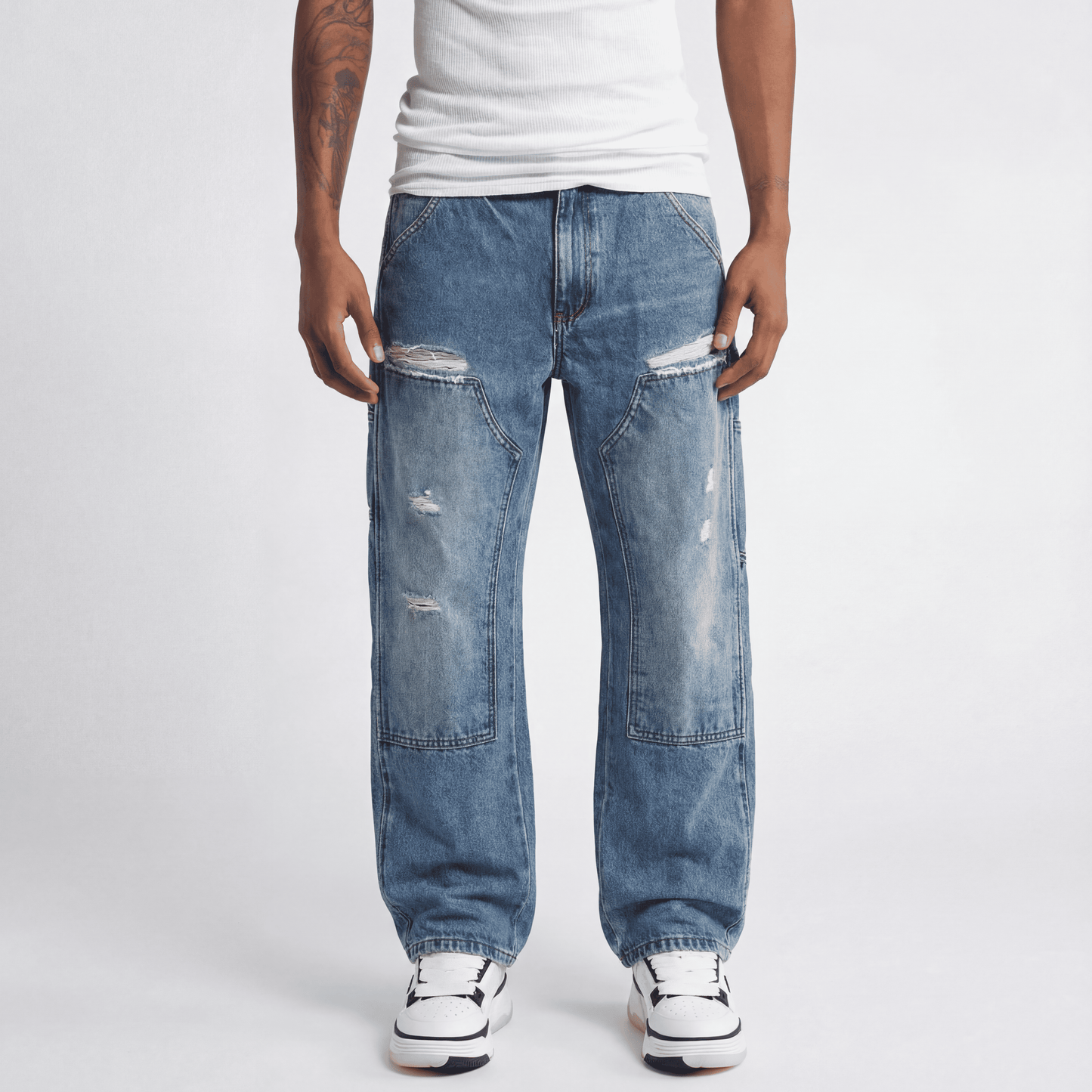 Jean GD D045 Azul Para Hombre