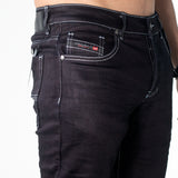 Jeans ZF012 Negro Para Hombre