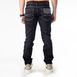 Jeans ZF012 Negro Para Hombre
