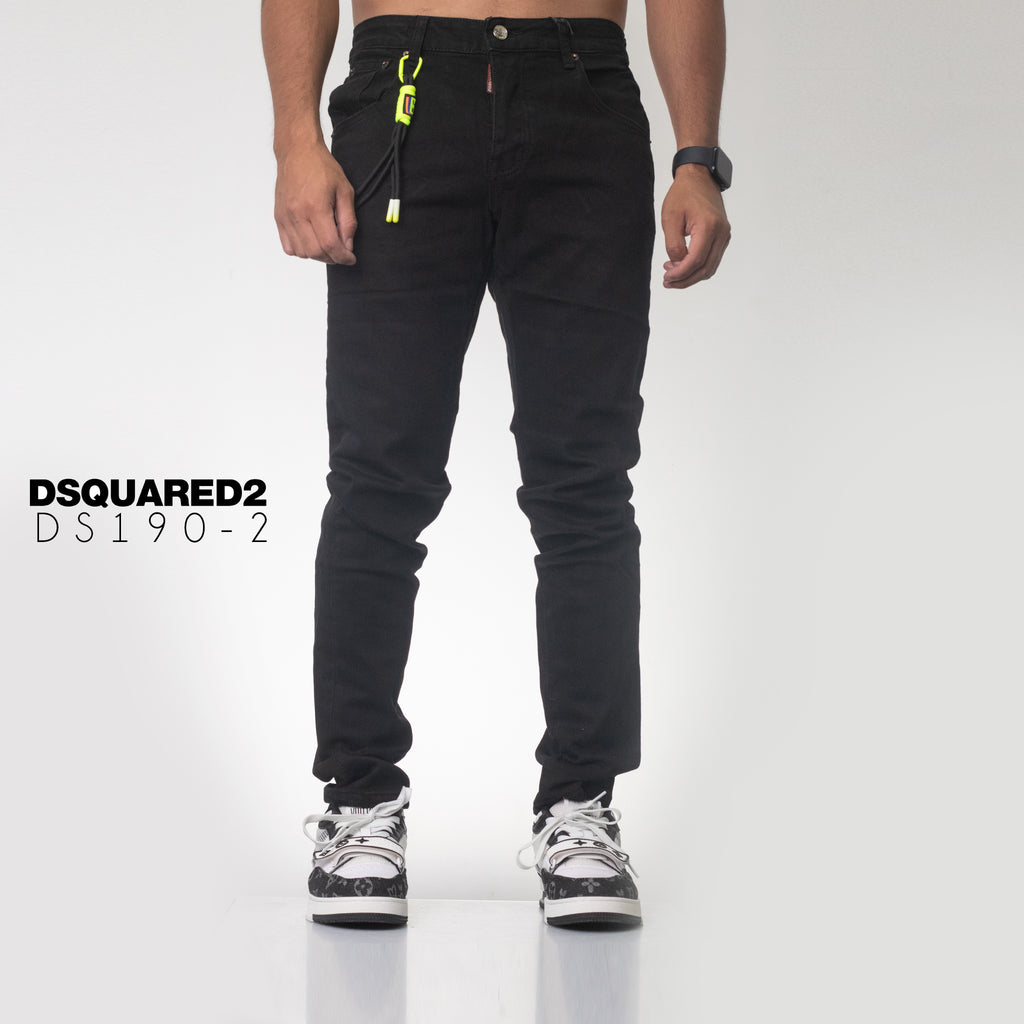 Jean DS-190-2 Negro Para Hombre