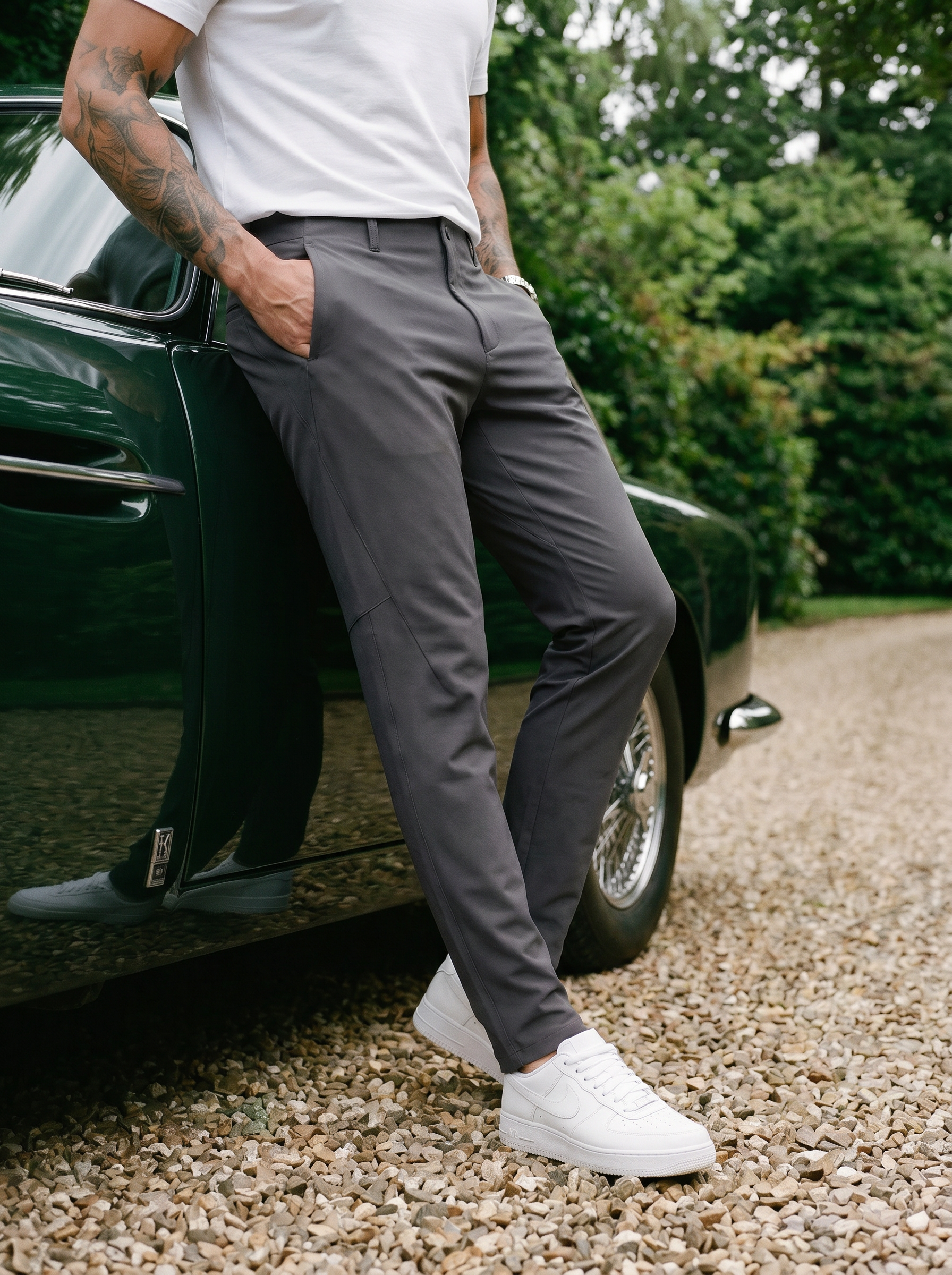 Pantalon Gris oscuro para hombre Ref.  25D654-2