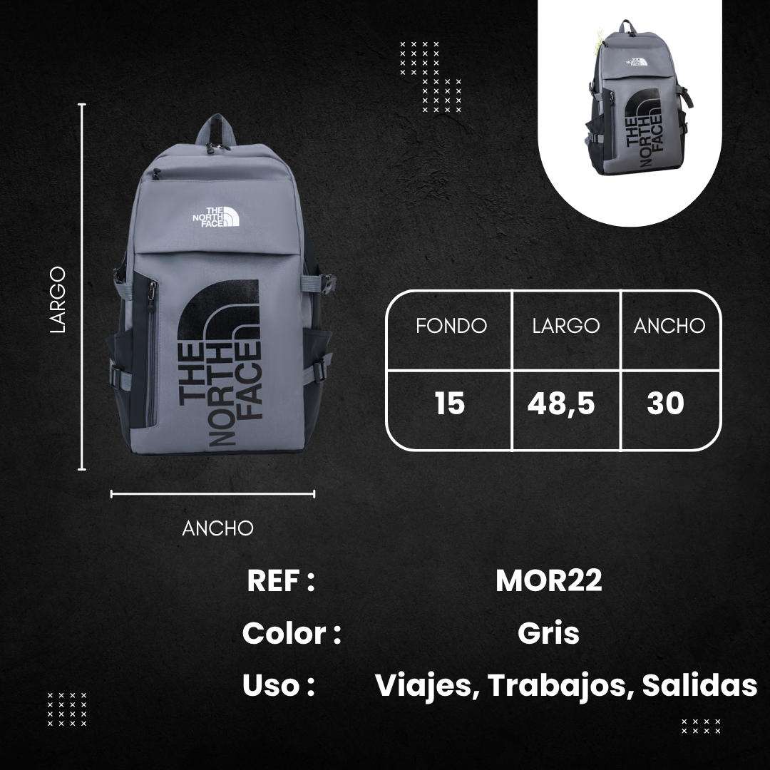 Morral NF MOR22 Gris