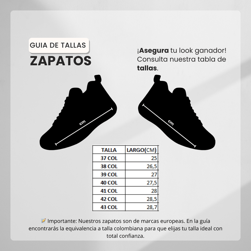 Guía de tallas para Sneakers LV STELLAR Apricot