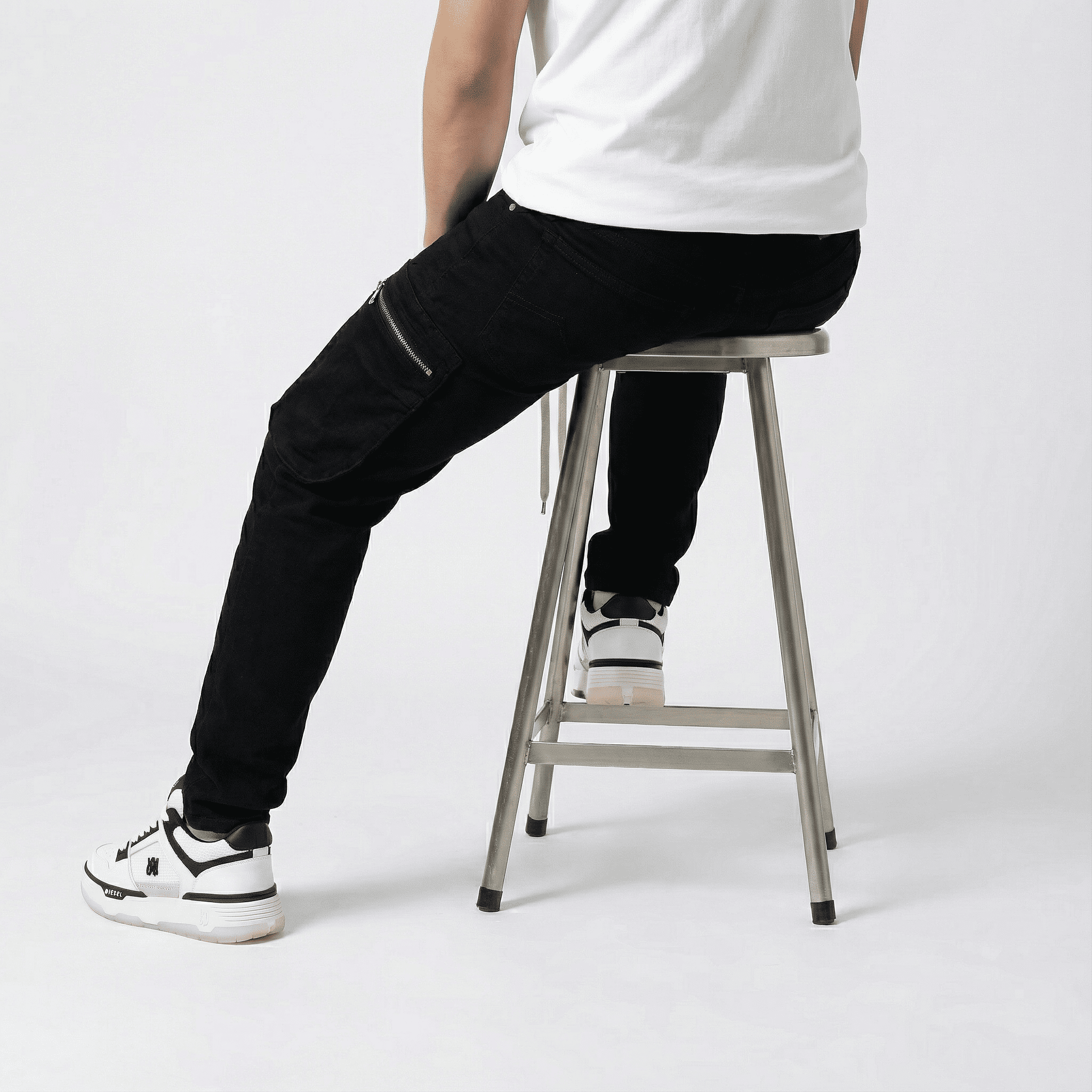 Jean DS K061 Negro Para Hombre