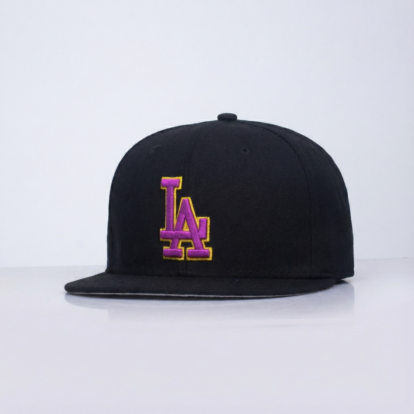 GORRA LOS ANGELES DODGERS PLANA NEGRA