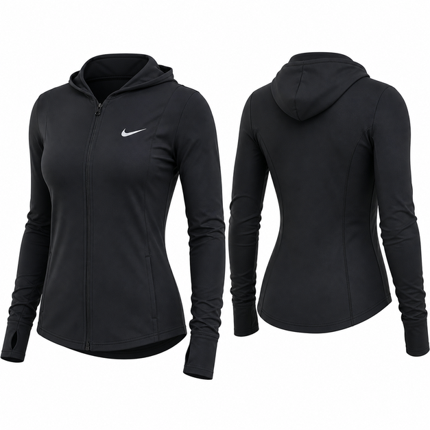 Buzo Deportivo Negro Para Mujer Ref. MCHA01