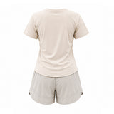 Conjunto Deportivo Crema Para Mujer Ref. MCON02