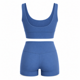 Conjunto Deportivo Azul Oscuro Para Mujer Ref. MCONJ03