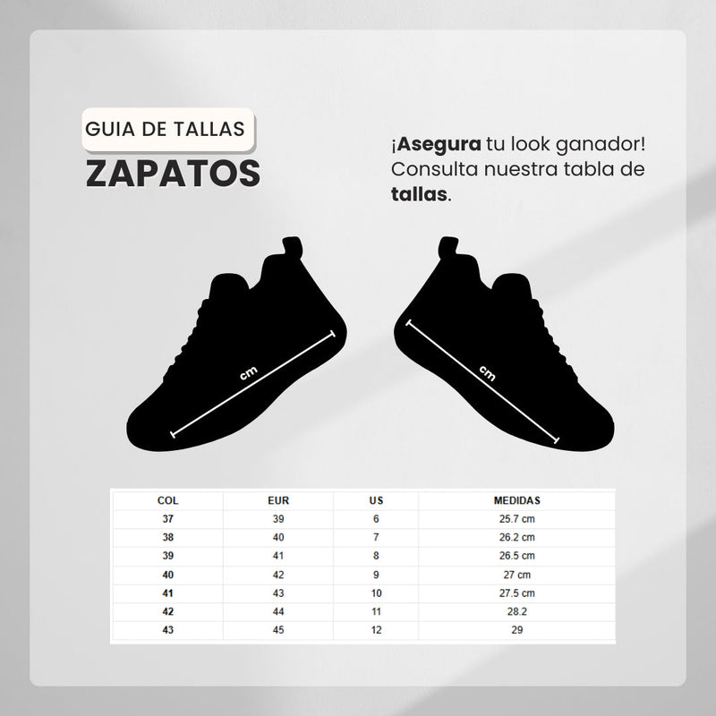 Guía de tallas para Sneakers LV Trainer Black/Red