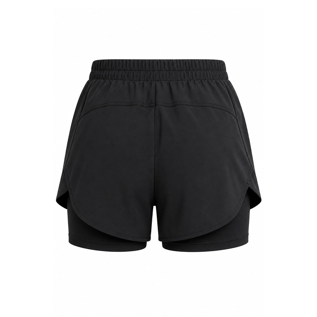 Short Deportivo Negro Para Mujer Ref. MPAN02