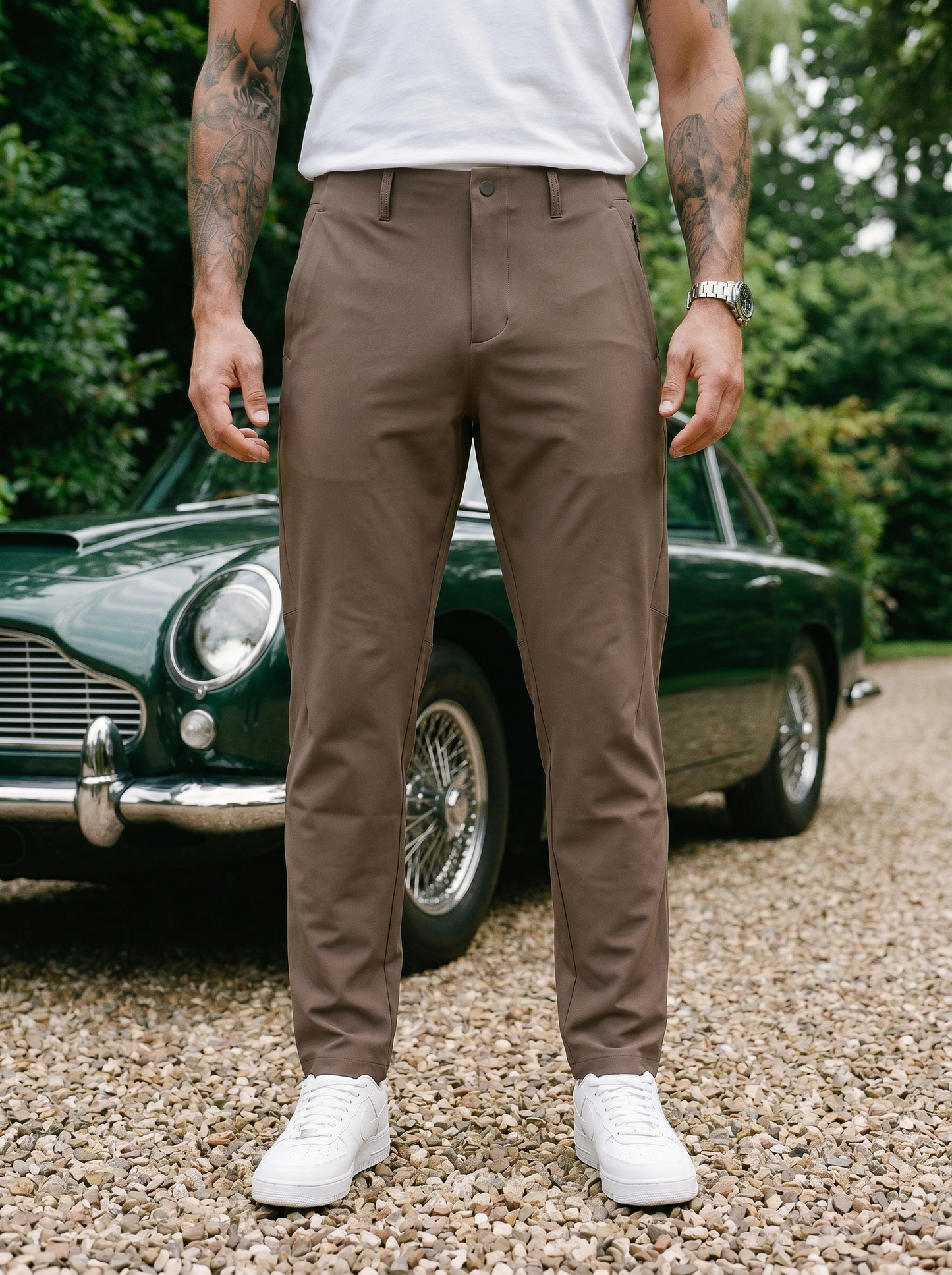 Pantalon Cafe para hombre Ref. 25D654-2