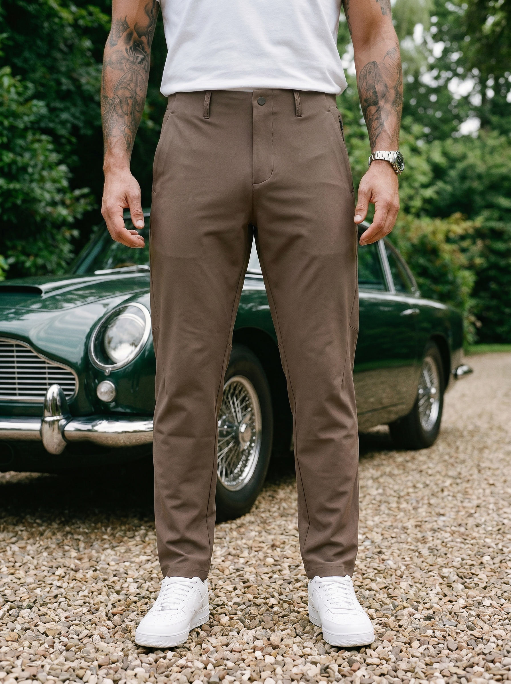 Pantalon Cafe para hombre Ref. 25D654-2