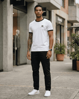 Camiseta 166076 Básica Blanca Para Hombre
