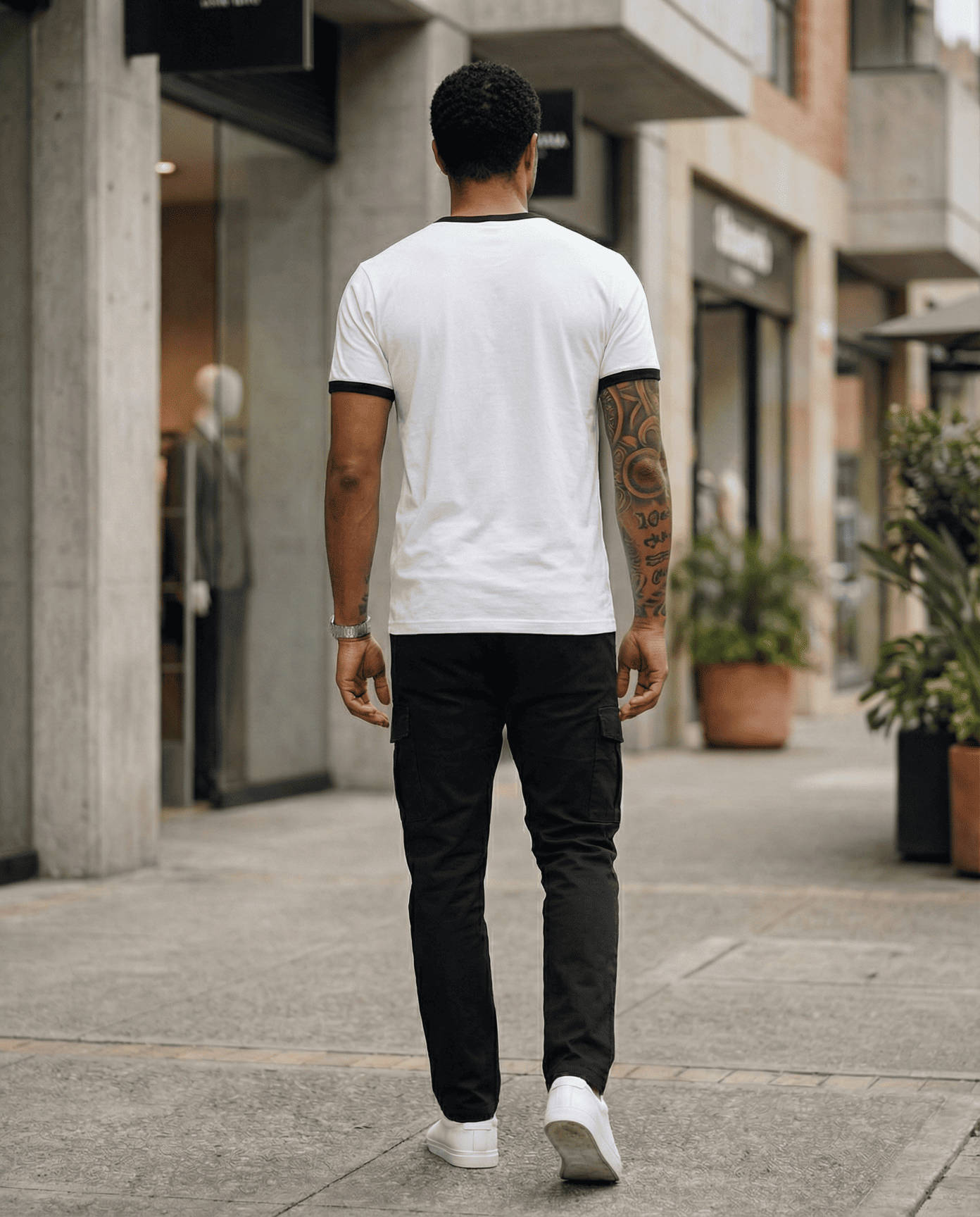 Camiseta 166076 Básica Blanca Para Hombre