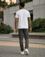 Camiseta 66614 Básica Blanca Para Hombre