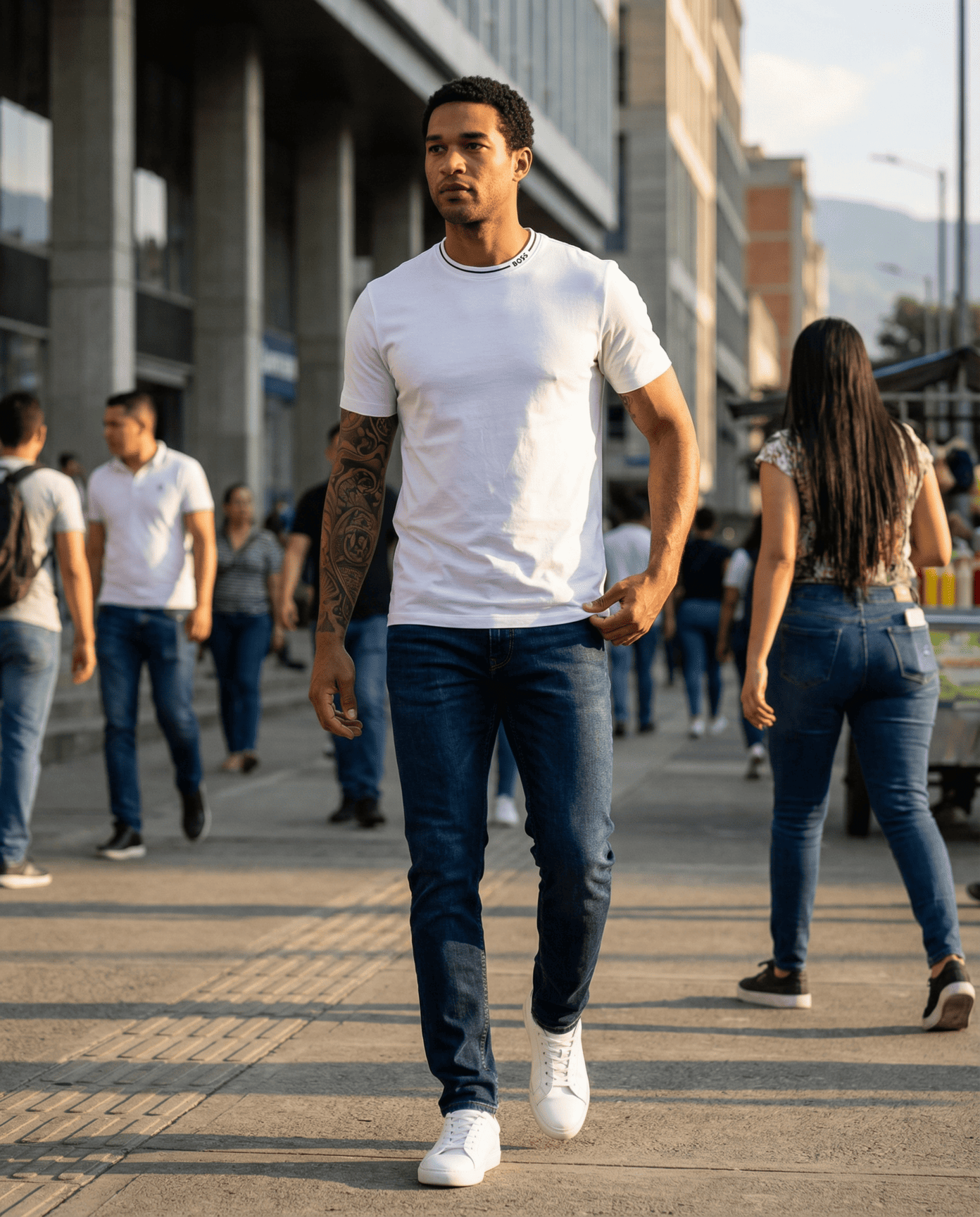 Camiseta 786651 Básica Blanca Para Hombre