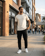 Camiseta 786651 Básica Crema Para Hombre