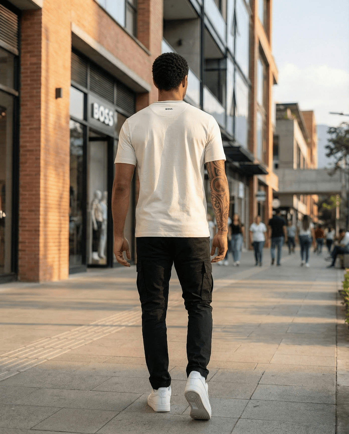 Camiseta 786651 Básica Crema Para Hombre