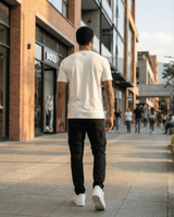 Camiseta 786651 Básica Crema Para Hombre