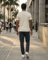 Camiseta 786757 Básica Crema Para Hombre
