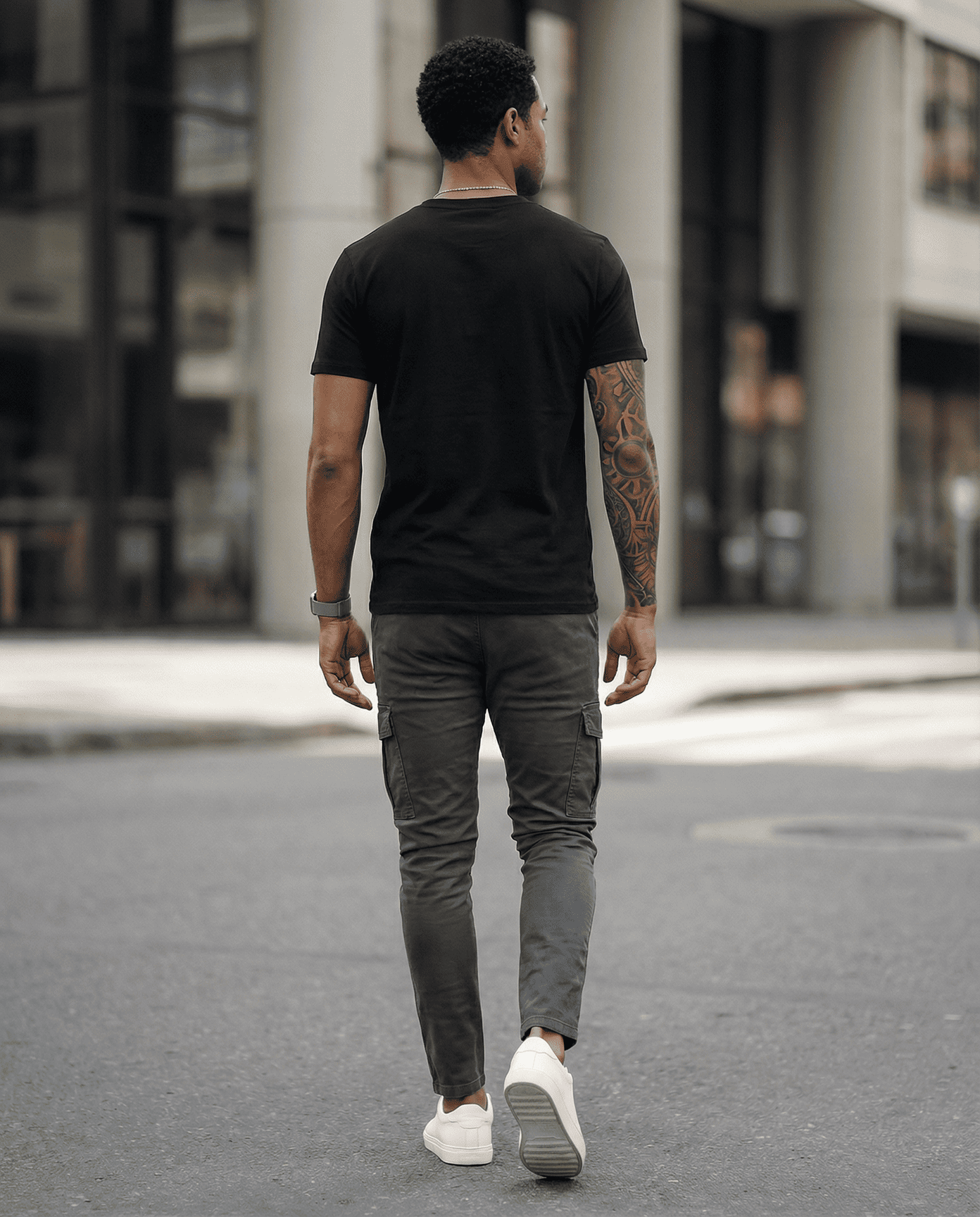 Camiseta 786761 Básica Negra Para Hombre