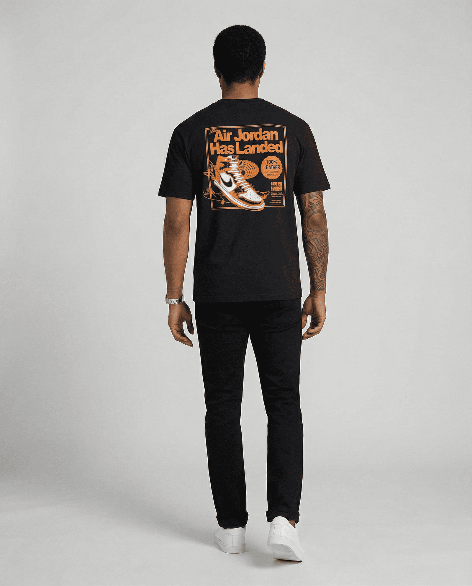 Camiseta 788356 Oversize Negra Para Hombre