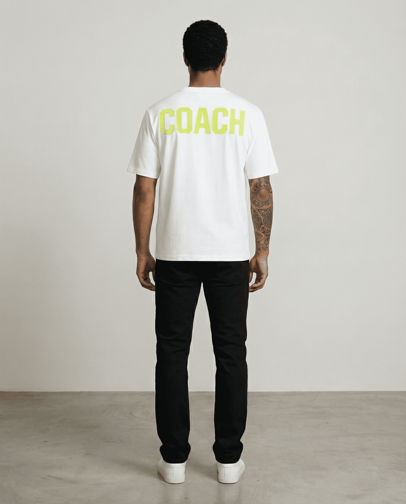 Camiseta 834013  Oversize Blanca Para Hombre