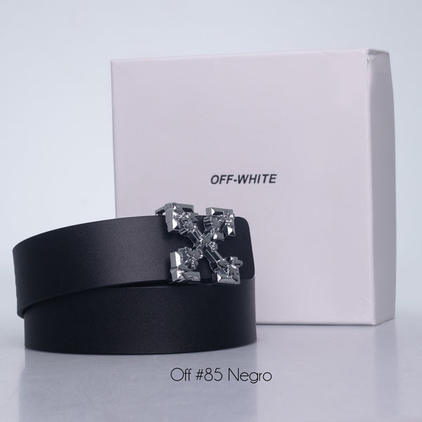 Correa OFF 85# Negra Para Hombre