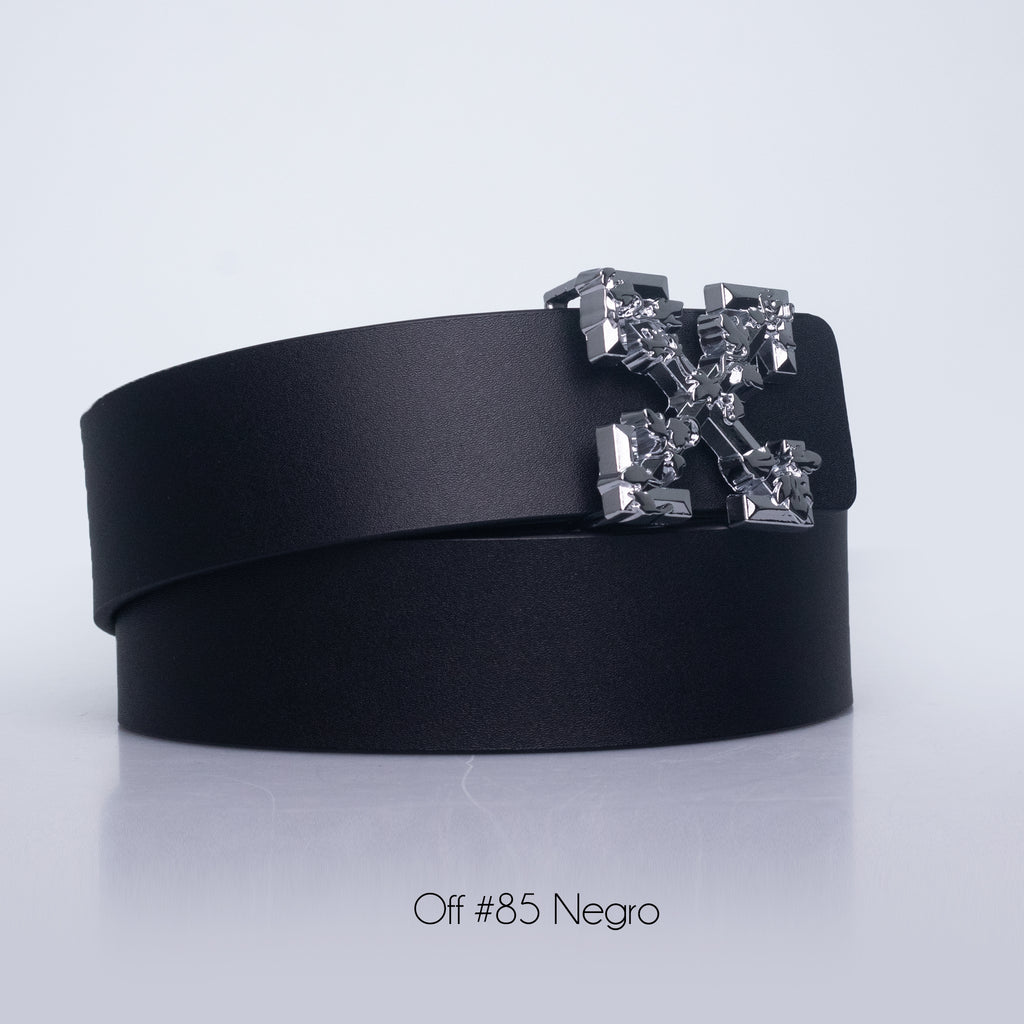 Correa OFF 85# Negra Para Hombre