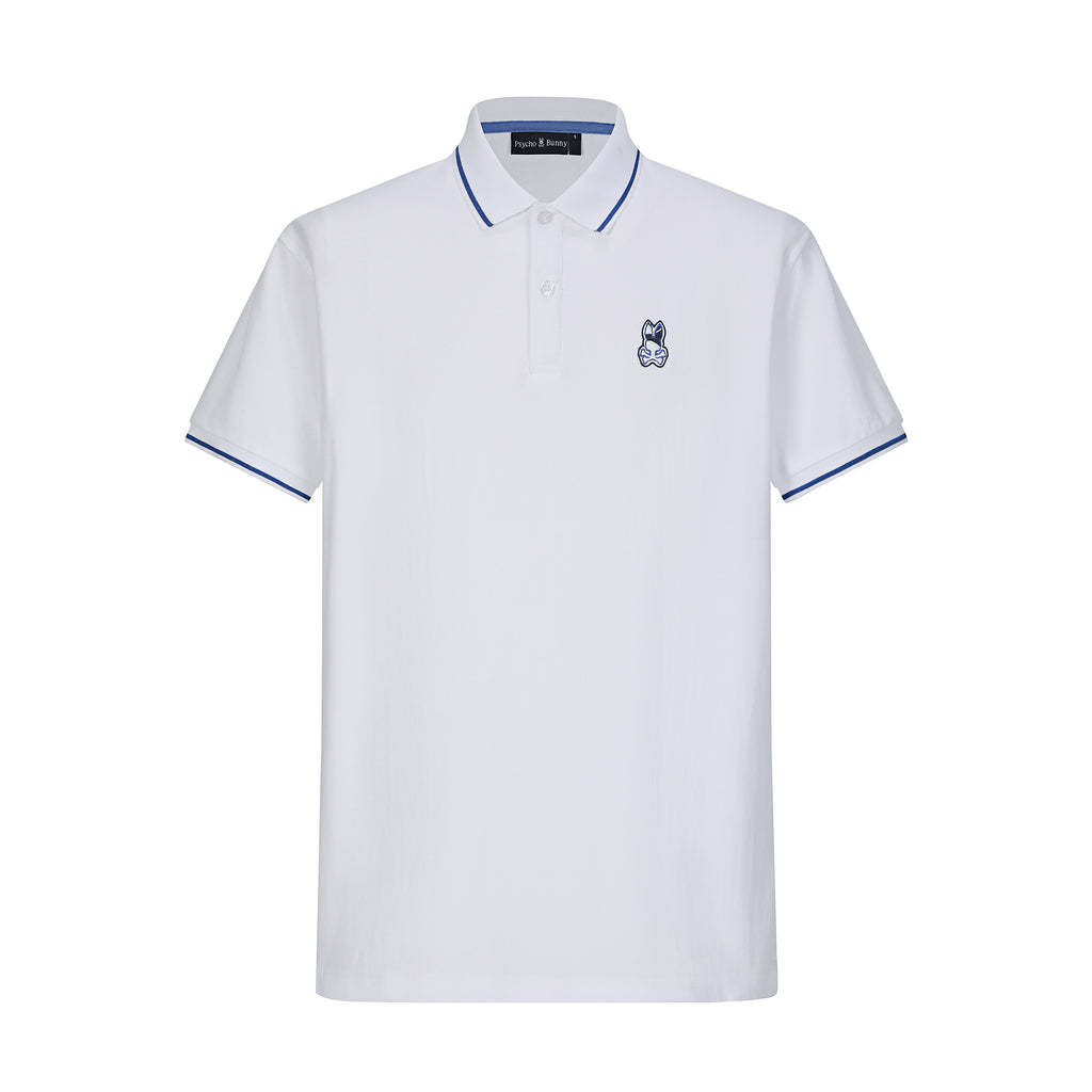 Camiseta BU103# Tipo Polo Blanca Para Hombre