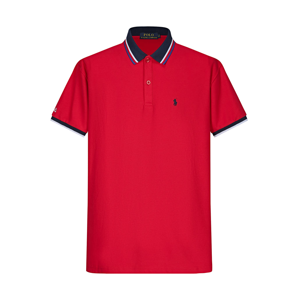 Camiseta P2# Tipo Polo Roja Para Hombre