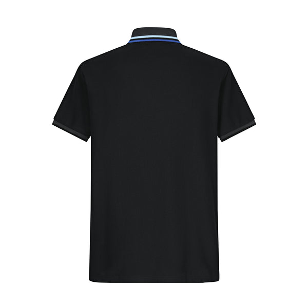 Camiseta P2# Tipo Polo Negra Para Hombre