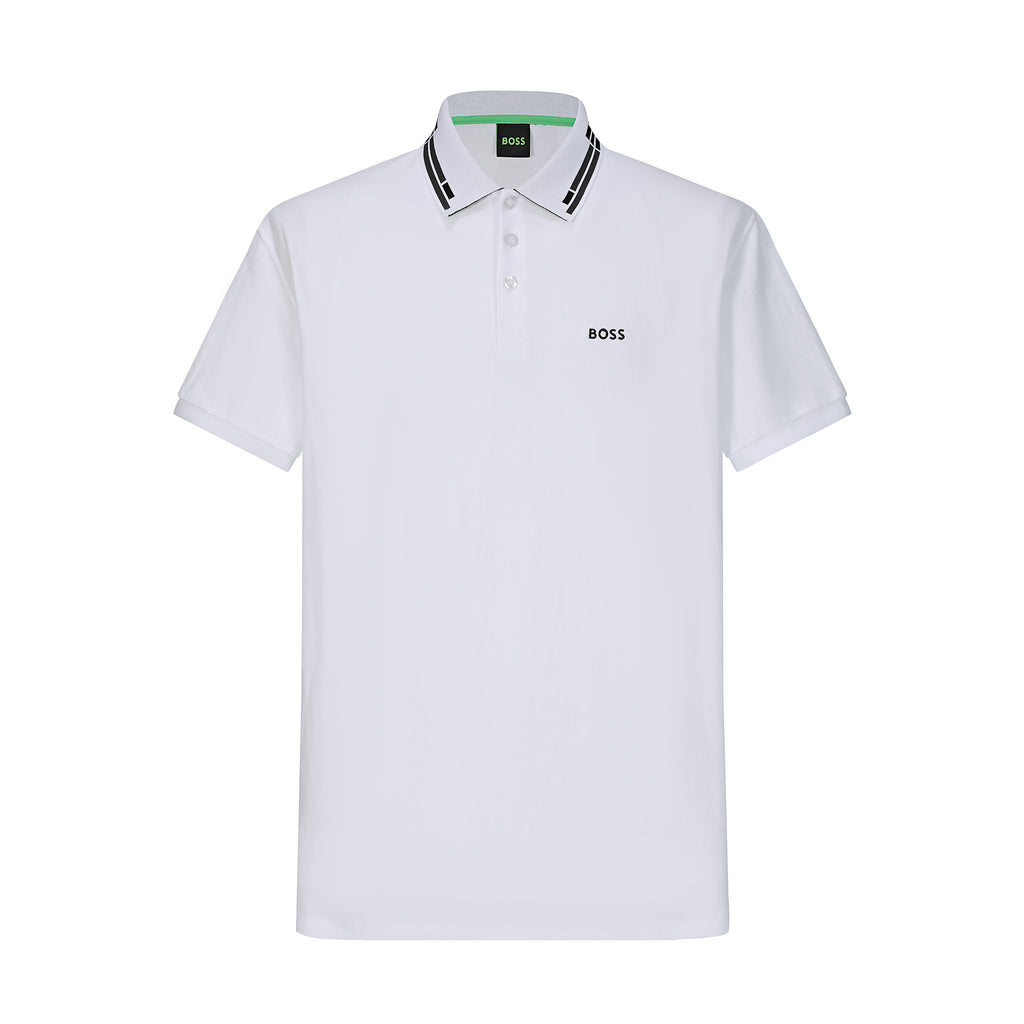 Camiseta B0202#  Tipo Polo Blanca Para Hombre