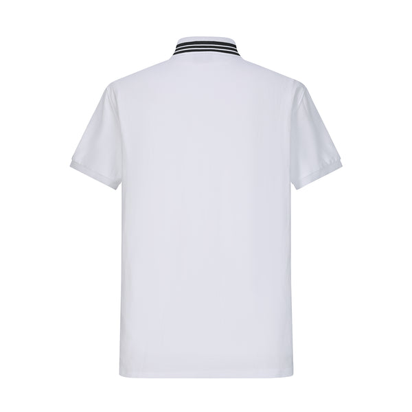 Camiseta B0202#  Tipo Polo Blanca Para Hombre