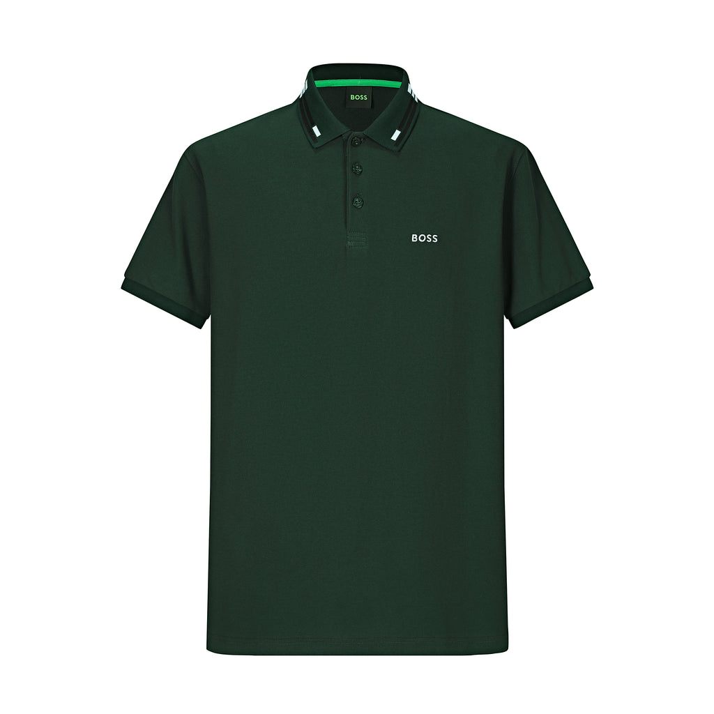 Camiseta B0202# Tipo Polo Verde Para Hombre