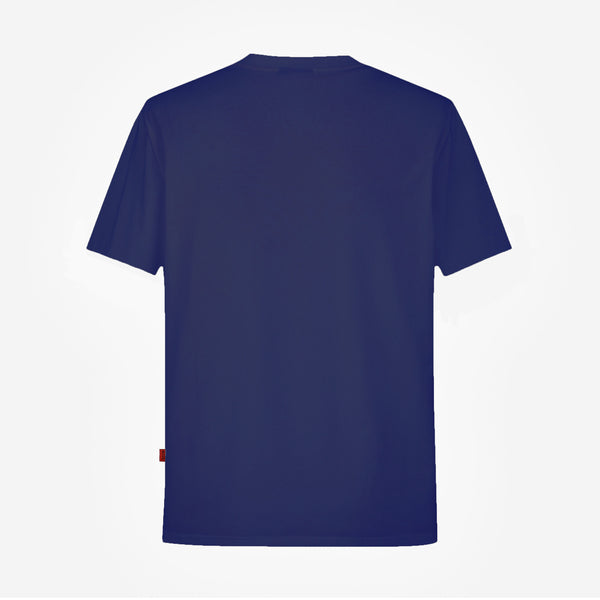 Camiseta B66002 Básica Azul Oscuro Para Hombre